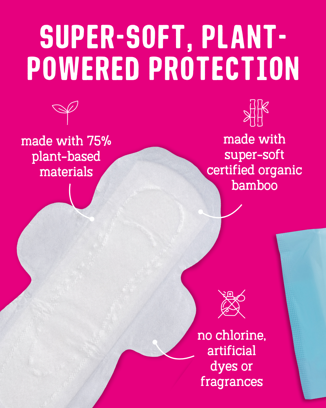 Flo Bamboo Night Pads