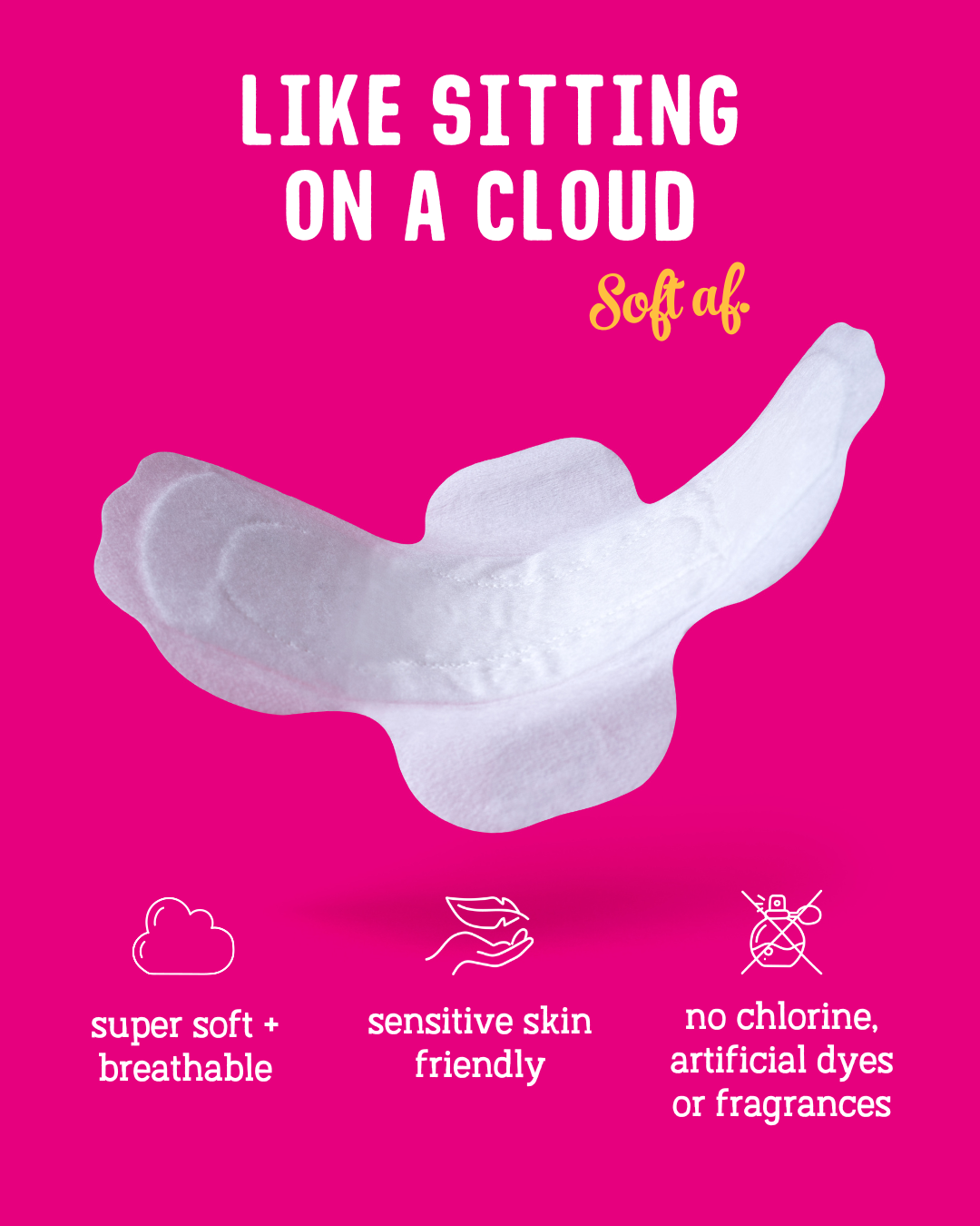 Flo Bamboo Period Pads Combo Pack