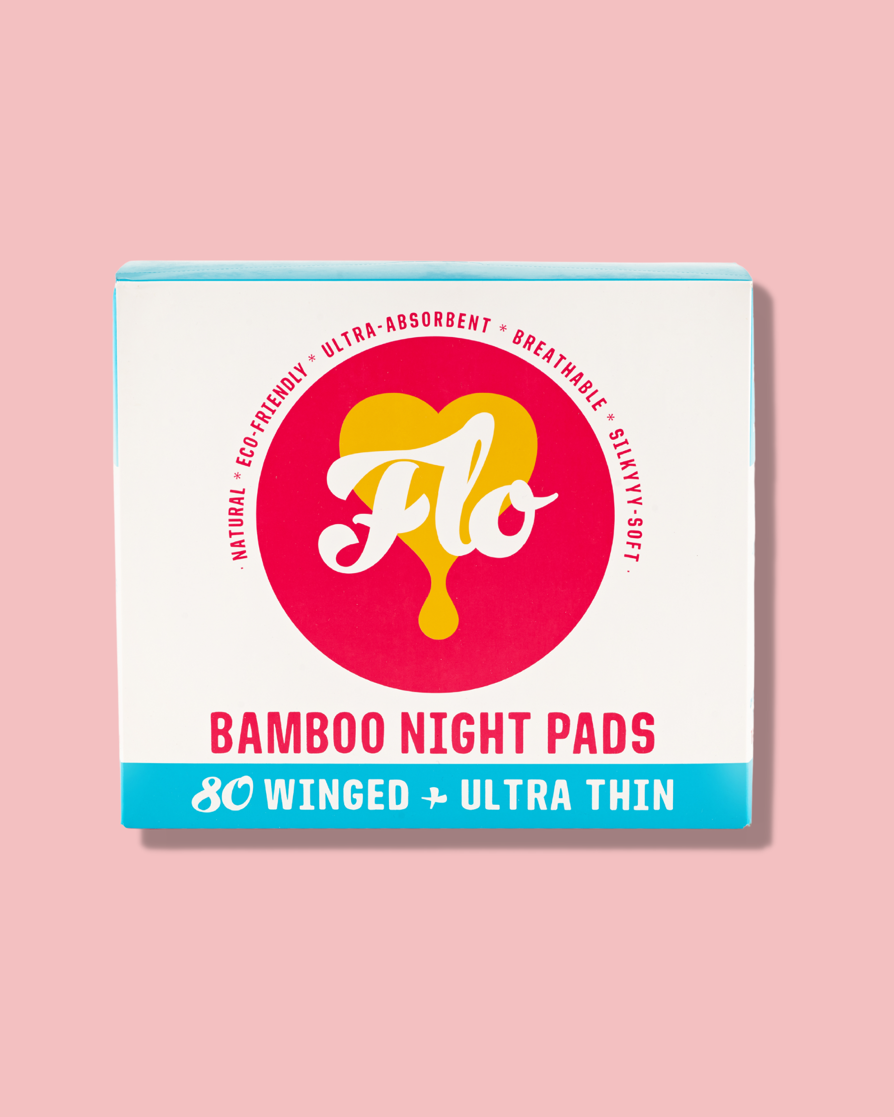 Flo Here We Flo Megapack Of Organic Bamboo Night Ultra Absorbent