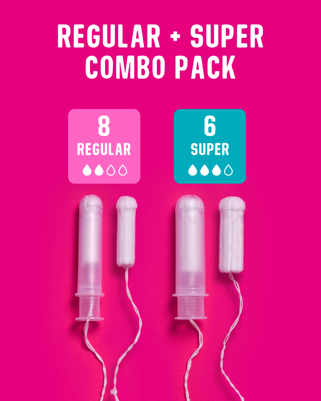 Flo Eco-Applicator Tampons