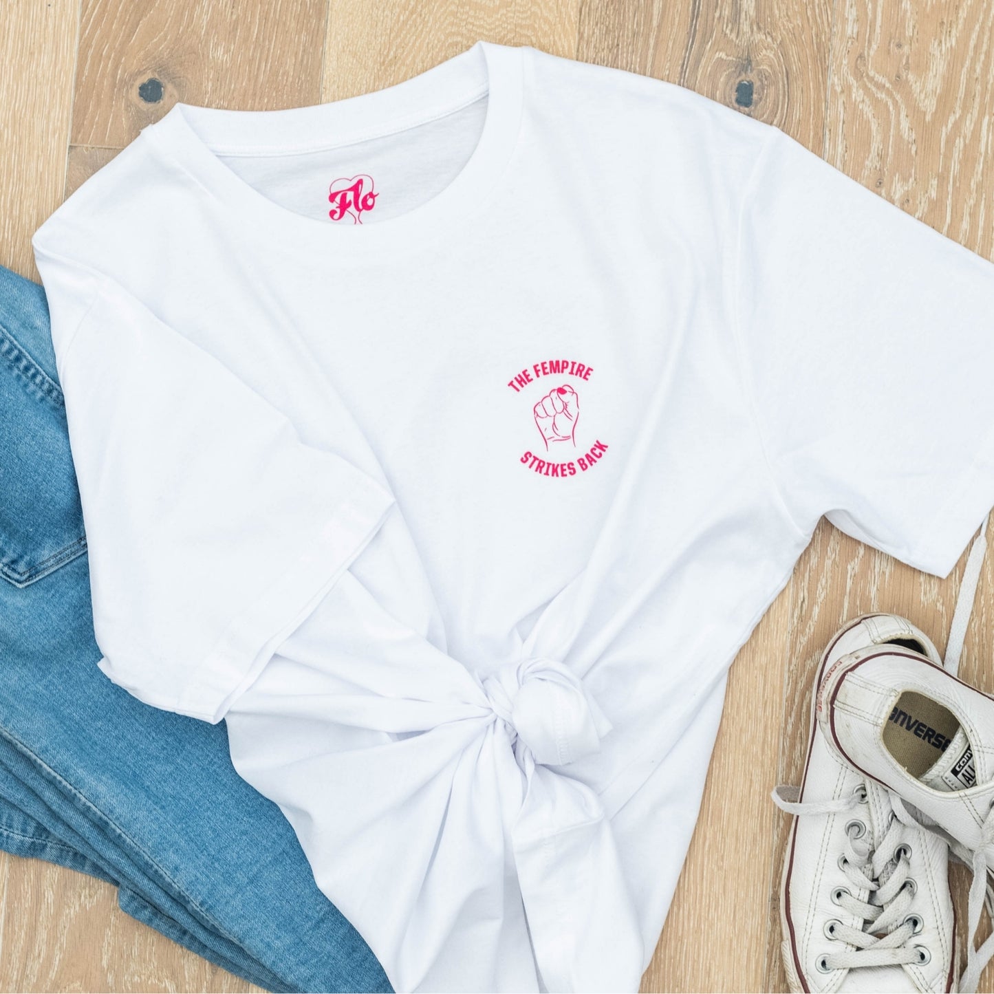 'The Fempire Strikes Back' Tee-T-Shirt-Here We Flo