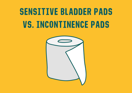 What is the difference between sensitive bladder pads and incontinence pads?