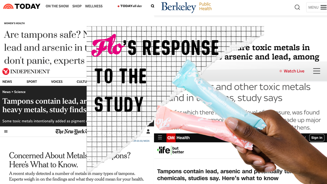 FLO's response: the recent metal in tampons study