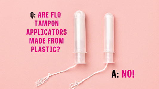 FLO organic applicator tampons