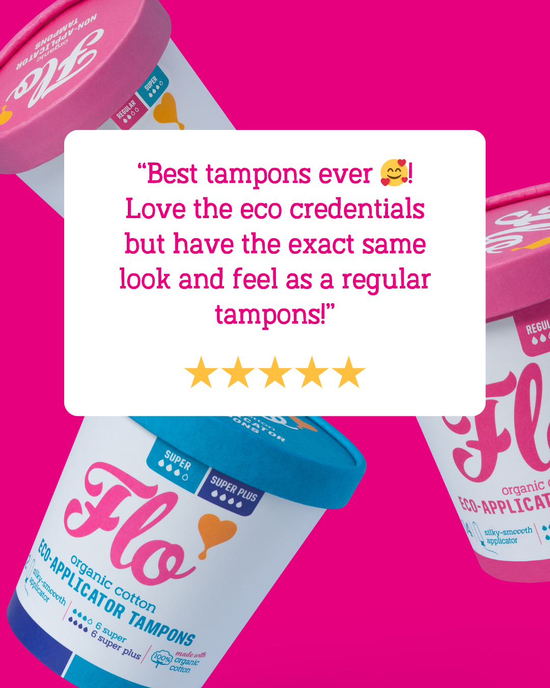 Flo Eco-Applicator Tampon Bundle