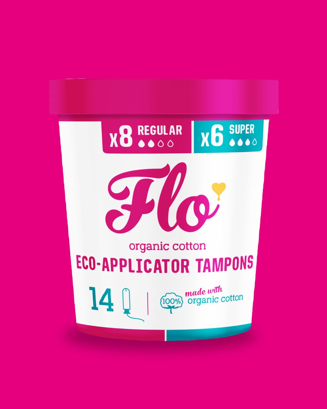 Flo Eco-Applicator Tampons