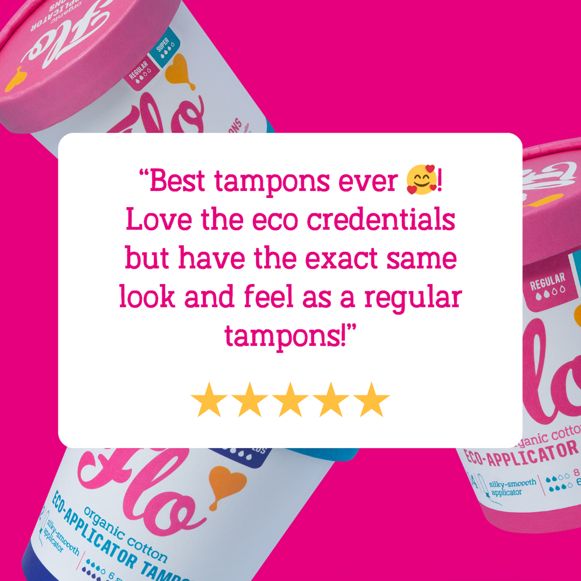 Organic Cotton Tampons